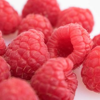 Saftig süße Himbeeren
