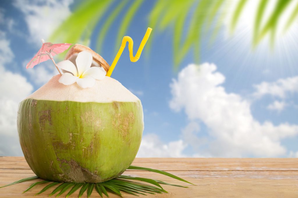 Kokosdrink im Urlaub