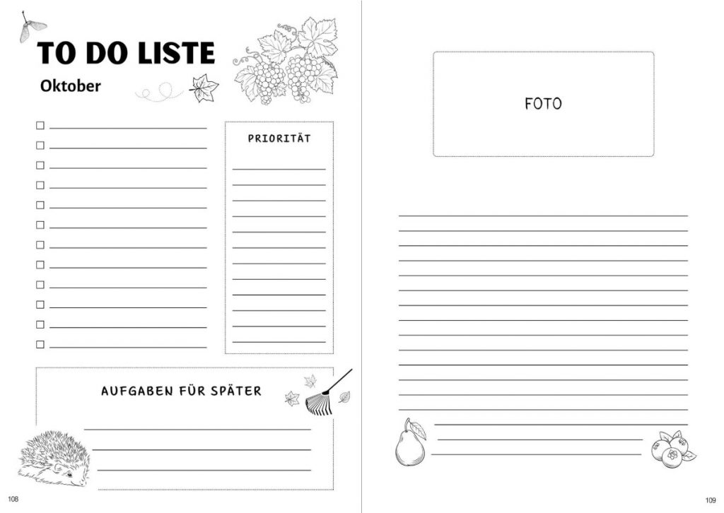 To-do-Liste Garten-Tagebuch Vorschau